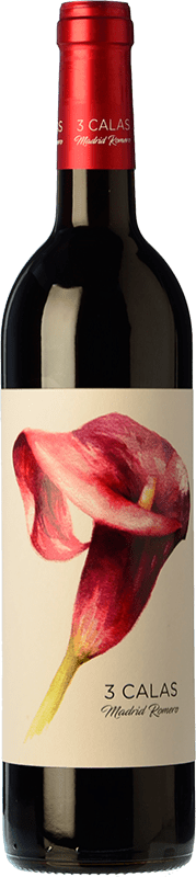 7,95 € Envio grátis | Vinho tinto Madrid Romero 3 Calas Tinto Jovem D.O. Jumilla Castela-Mancha Espanha Syrah, Monastrell Garrafa 75 cl