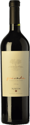 43,95 € Free Shipping | Red wine Norton Colección Privada Family Blend Aged I.G. Mendoza Mendoza Argentina Merlot, Cabernet Sauvignon, Malbec Bottle 75 cl
