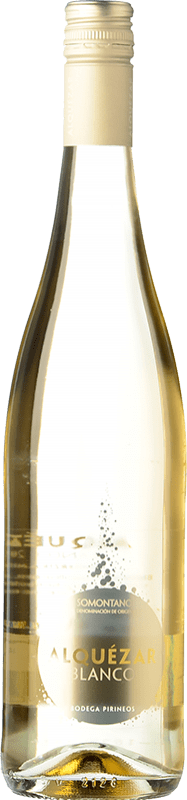 6,95 € Envio grátis | Vinho Branco Pirineos Alquézar D.O. Somontano Aragão Espanha Gewürztraminer Garrafa 75 cl
