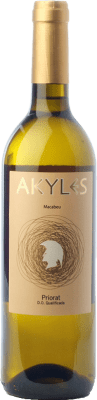 15,95 € Spedizione Gratuita | Vino Bianco Puig Priorat Akyles Crianza — Invecchiato in Botte D.O.Ca. Priorat Catalogna Spagna Macabeo 75 cl