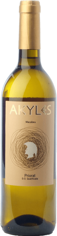 15,95 € Spedizione Gratuita | Vino Bianco Puig Priorat Akyles Crianza — Invecchiato in Botte D.O.Ca. Priorat Catalogna Spagna Macabeo 75 cl