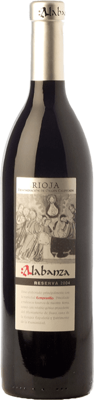 13,95 € Бесплатная доставка | Красное вино Alabanza Резерв D.O.Ca. Rioja Ла-Риоха Испания Tempranillo, Grenache, Graciano, Mazuelo бутылка 75 cl