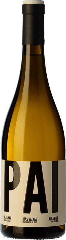 15,95 € Spedizione Gratuita | Vino bianco Albamar PAI Crianza D.O. Rías Baixas Galizia Spagna Albariño Bottiglia 75 cl