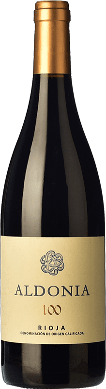 17,95 € Free Shipping | Red wine Aldonia 100 Crianza D.O.Ca. Rioja The Rioja Spain Grenache Bottle 75 cl