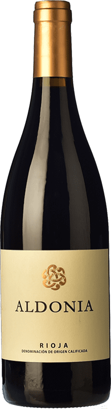 12,95 € Free Shipping | Red wine Aldonia Aged D.O.Ca. Rioja The Rioja Spain Tempranillo, Grenache Bottle 75 cl