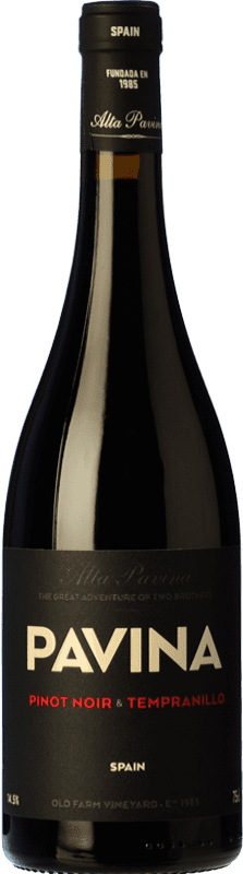 13,95 € Envío gratis | Vino tinto Alta Pavina Tinto Crianza I.G.P. Vino de la Tierra de Castilla y León Castilla y León España Tempranillo, Pinot Negro Botella 75 cl