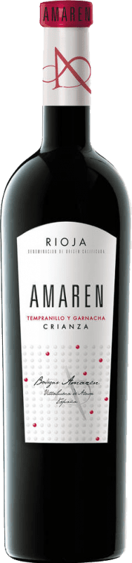 18,95 € 送料無料 | 赤ワイン Amaren 高齢者 D.O.Ca. Rioja ラ・リオハ スペイン Tempranillo, Grenache ボトル 75 cl