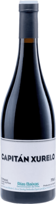 25,95 € Envio grátis | Vinho Tinto Albamar Capitán Xurelo D.O. Rías Baixas Galiza Espanha Mencía, Espadeiro, Caíño 75 cl