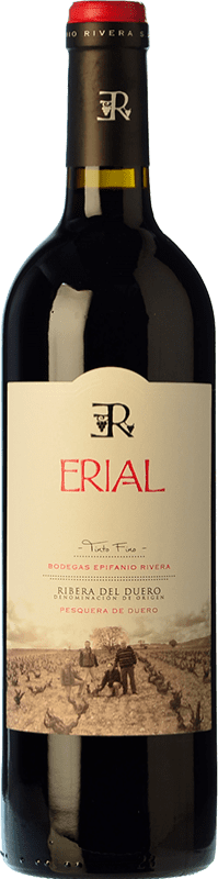 16,95 € Бесплатная доставка | Красное вино Epifanio Rivera Erial старения I.G.P. Vino de la Tierra Ribera del Queiles Испания Tempranillo бутылка 75 cl