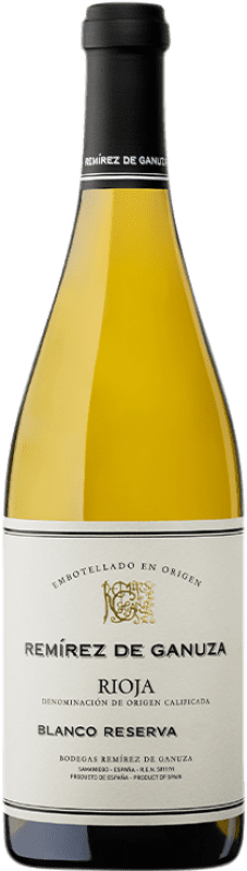 51,95 € Бесплатная доставка | Белое вино Remírez de Ganuza Blanco Резерв D.O.Ca. Rioja Ла-Риоха Испания Grenache, Viura, Malvasía бутылка 75 cl