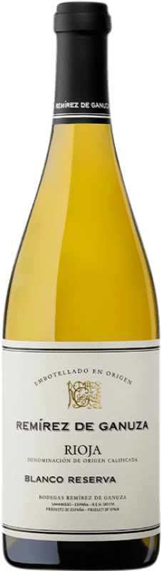 89,95 € Envoi gratuit | Vin blanc Remírez de Ganuza Blanco Réserve D.O.Ca. Rioja La Rioja Espagne Grenache, Viura, Malvasía Bouteille 75 cl