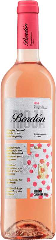 12,95 € Kostenloser Versand | Roséwein Bodegas Franco Españolas Bordón D.O.Ca. Rioja La Rioja Spanien Garnacha — Grenache, Viura 75 cl