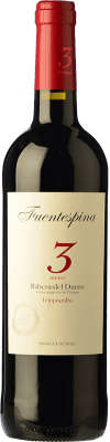 9,95 € Free Shipping | Red wine Fuentespina 3 Meses Oak D.O. Ribera del Duero Castilla y León Spain Tempranillo Bottle 75 cl