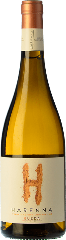 17,95 € Kostenloser Versand | Weißwein Garciarevalo Harenna Alterung D.O. Rueda Kastilien und León Spanien Verdejo Flasche 75 cl