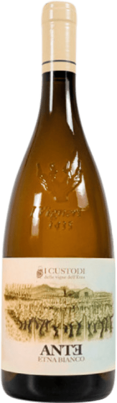 33,95 € Envio grátis | Vinho Branco I Custodi delle Vigne dell'Etna Ante D.O.C. Etna Sicília Itália Carricante, Grecanico, Minella Eco — Biológico 75 cl