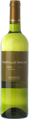 5,95 € Envío gratis | Vino Blanco Irache Castillo de Irache D.O. Navarra Navarra España Chardonnay 75 cl