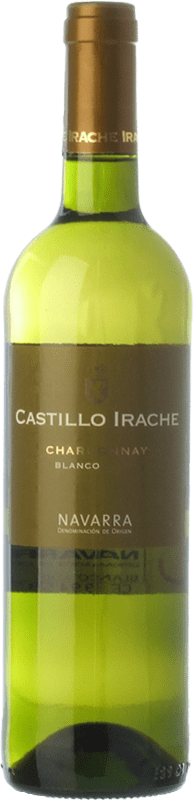 5,95 € Envio grátis | Vinho branco Irache Castillo de Irache D.O. Navarra Navarra Espanha Chardonnay Garrafa 75 cl