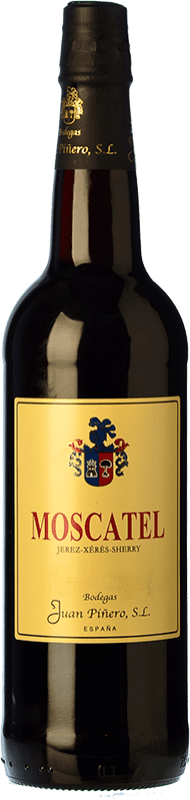 18,95 € Envío gratis | Vino Dulce Juan Piñero D.O. Manzanilla-Sanlúcar de Barrameda Sanlúcar de Barrameda España Moscato 75 cl