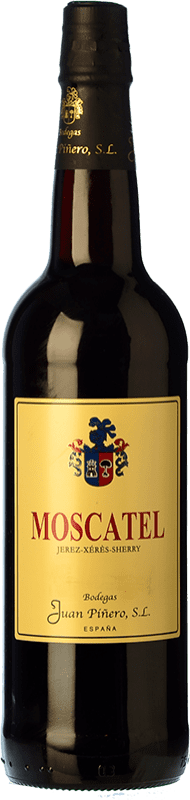 17,95 € Envío gratis | Vino dulce Juan Piñero D.O. Manzanilla-Sanlúcar de Barrameda Sanlúcar de Barrameda España Moscato Botella 75 cl