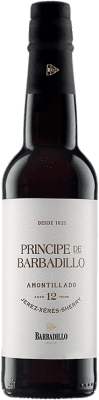 19,95 € Spedizione Gratuita | Vino Liquoroso Barbadillo Amontillado Príncipe D.O. Jerez-Xérès-Sherry Andalusia Spagna Palomino Fino Mezza Bottiglia 37 cl