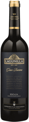 15,95 € Envio grátis | Vinho tinto Lagunilla Grande Reserva D.O.Ca. Rioja La Rioja Espanha Tempranillo, Grenache Garrafa 75 cl