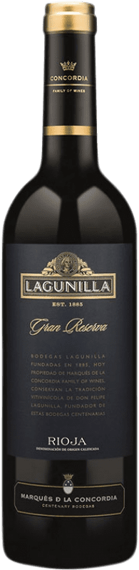 15,95 € Envio grátis | Vinho tinto Lagunilla Grande Reserva D.O.Ca. Rioja La Rioja Espanha Tempranillo, Grenache Garrafa 75 cl