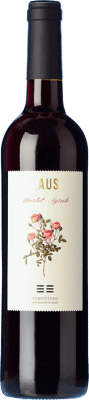 8,95 € 免费送货 | 红葡萄酒 Laus 年轻的 D.O. Somontano 阿拉贡 西班牙 Merlot — 梅洛, Syrah — 西拉 75 cl