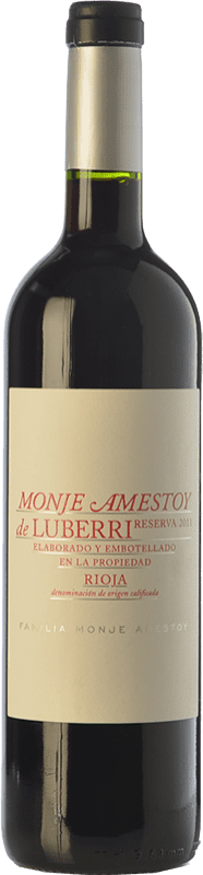 17,95 € Envio grátis | Vinho tinto Luberri Reserva D.O.Ca. Rioja La Rioja Espanha Tempranillo, Cabernet Sauvignon Garrafa 75 cl