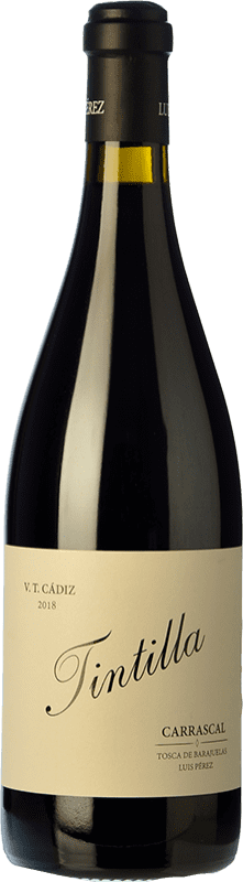 27,95 € Spedizione Gratuita | Vino rosso Luis Pérez Carrascal Crianza I.G.P. Vino de la Tierra de Cádiz Andalusia Spagna Tintilla Bottiglia 75 cl