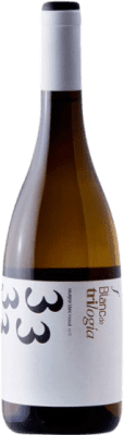 10,95 € Бесплатная доставка | Белое вино Casa Los Frailes Blanc de Trilogía D.O. Valencia Сообщество Валенсии Испания Muscat, Sauvignon White, Verdil бутылка 75 cl