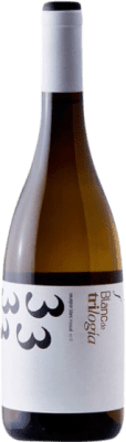 14,95 € Kostenloser Versand | Weißwein Casa Los Frailes Blanc de Trilogía D.O. Valencia Valencianische Gemeinschaft Spanien Muskat, Sauvignon Weiß, Verdil Flasche 75 cl