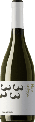 16,95 € 免费送货 | 白葡萄酒 Casa Los Frailes Trilogía D.O. Valencia 巴伦西亚社区 西班牙 Moscato — 麝香葡萄, Verdil — 维尔迪尔, Sauvignon — 苏维浓 Eco — 生态 有机 天然 75 cl