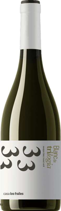 14,95 € 送料無料 | 白ワイン Casa Los Frailes Blanc de Trilogía D.O. Valencia バレンシアのコミュニティ スペイン Muscat, Sauvignon White, Verdil 有機 ボトル 75 cl