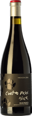 14,95 € Бесплатная доставка | Красное вино Martín Códax Cuatro Pasos Black Дуб D.O. Bierzo Кастилия-Леон Испания Mencía бутылка 75 cl