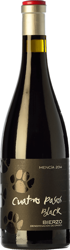 14,95 € Free Shipping | Red wine Martín Códax Cuatro Pasos Black Oak D.O. Bierzo Castilla y León Spain Mencía Bottle 75 cl