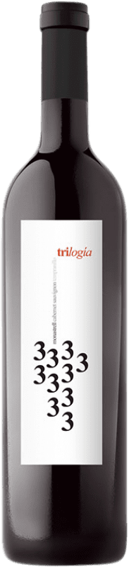 12,95 € Envoi gratuit | Vin rouge Casa Los Frailes Trilogía D.O. Valencia Communauté valencienne Espagne Tempranillo, Cabernet Sauvignon, Monastrell Bouteille 75 cl