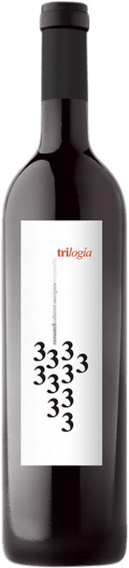 13,95 € Envoi gratuit | Vin Rouge Casa Los Frailes Trilogía D.O. Valencia Communauté valencienne Espagne Tempranillo, Cabernet Sauvignon, Monastrell Eco — Biologique Bouteille 75 cl