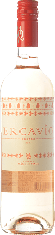 7,95 € Envio grátis | Vinho rosé Más Que Vinos Ercavio Rosado I.G.P. Vino de la Tierra de Castilla Castela-Mancha Espanha Tempranillo Garrafa 75 cl