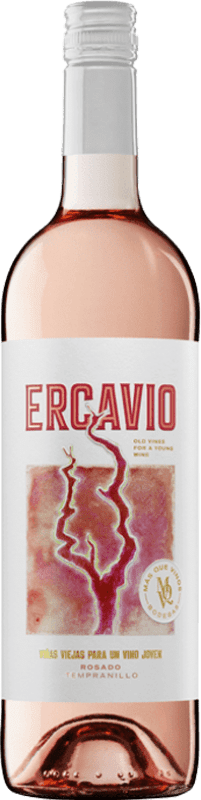7,95 € 免费送货 | 桃红葡萄酒 Más Que Vinos Ercavio Rosado I.G.P. Vino de la Tierra de Castilla Toledo 西班牙 Tempranillo 瓶子 75 cl