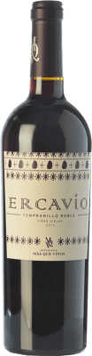 10,95 € Бесплатная доставка | Красное вино Más Que Vinos Ercavio Дуб I.G.P. Vino de la Tierra de Castilla Кастилья-Ла-Манча Испания Tempranillo бутылка 75 cl