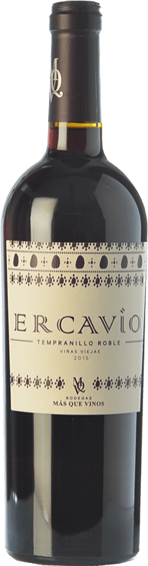 9,95 € Kostenloser Versand | Rotwein Más Que Vinos Ercavio Eiche I.G.P. Vino de la Tierra de Castilla Kastilien-La Mancha Spanien Tempranillo Flasche 75 cl
