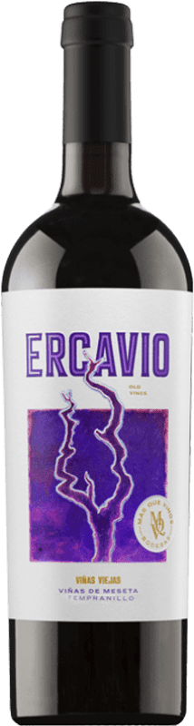 10,95 € 免费送货 | 红酒 Más Que Vinos Ercavio Viñas de Meseta 橡木 I.G.P. Vino de la Tierra de Castilla Toledo 西班牙 Tempranillo 有机 瓶子 75 cl