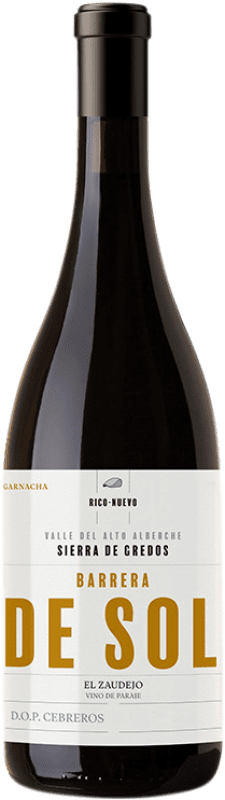 38,95 € 免费送货 | 红酒 Rico Nuevo Viticultores Barrera del Sol D.O.P. Cebreros 卡斯蒂利亚莱昂 西班牙 Grenache Tintorera 瓶子 75 cl