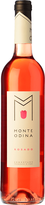 5,95 € Kostenloser Versand | Rosé-Wein Monte Odina Rosado D.O. Somontano Aragón Spanien Cabernet Sauvignon Flasche 75 cl