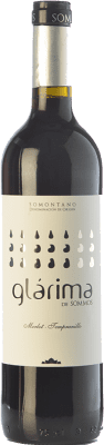 6,95 € 免费送货 | 红葡萄酒 Sommos Glárima 年轻的 D.O. Somontano 阿拉贡 西班牙 Tempranillo — 丹魄, Merlot — 梅洛, Syrah — 西拉, Cabernet Sauvignon — 赤霞珠 75 cl