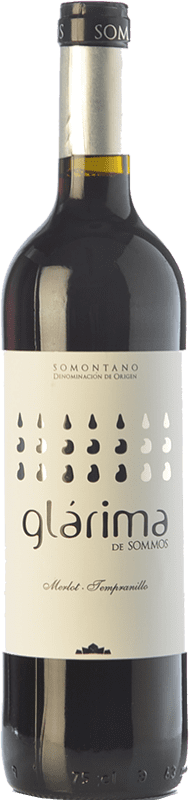 6,95 € 免费送货 | 红葡萄酒 Sommos Glárima 年轻的 D.O. Somontano 阿拉贡 西班牙 Tempranillo — 丹魄, Merlot — 梅洛, Syrah — 西拉, Cabernet Sauvignon — 赤霞珠 75 cl