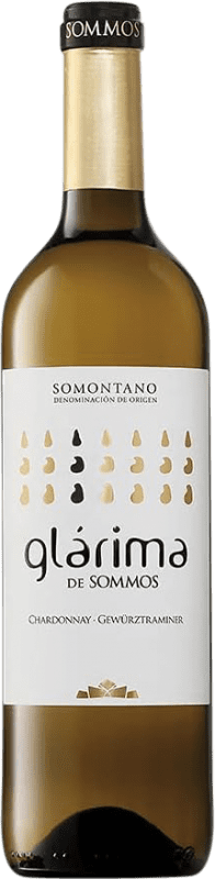 6,95 € Free Shipping | White wine Sommos Glárima Gewürztraminer Chardonnay D.O. Somontano Catalonia Spain Chardonnay, Gewürztraminer Bottle 75 cl