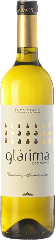 6,95 € Free Shipping | White wine Sommos Glárima Gewürztraminer Chardonnay D.O. Somontano Aragon Spain Chardonnay, Gewürztraminer Bottle 75 cl