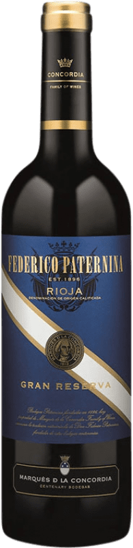 14,95 € Envio grátis | Vinho tinto Paternina Grande Reserva D.O.Ca. Rioja La Rioja Espanha Tempranillo, Grenache Garrafa 75 cl