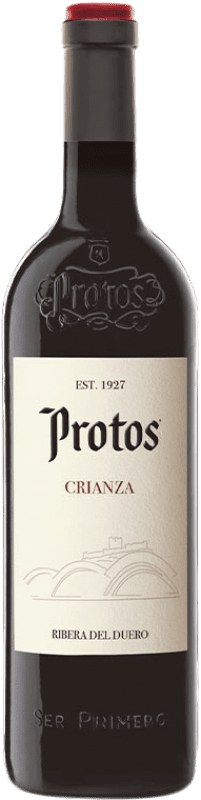 58,95 € Free Shipping | Red wine Protos Aged D.O. Ribera del Duero Castilla y León Spain Tempranillo Magnum Bottle 1,5 L
